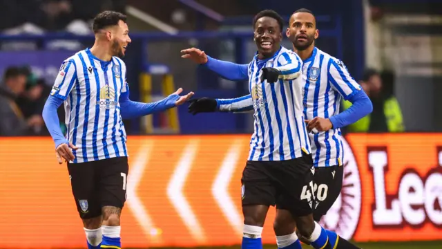 Sheffield Wednesday celebrate scoring