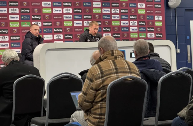 Graham Potter in the press conference