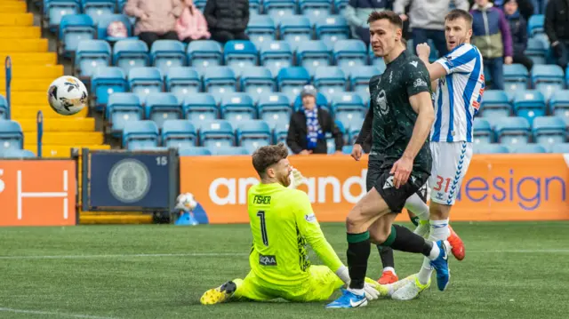 Liam Polworth scores for Kilmarnock against St Johnstone