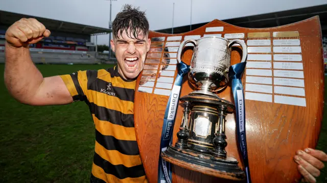 Jacob Boyd captained RBAI to Ulster Schools Cup success in 2023
