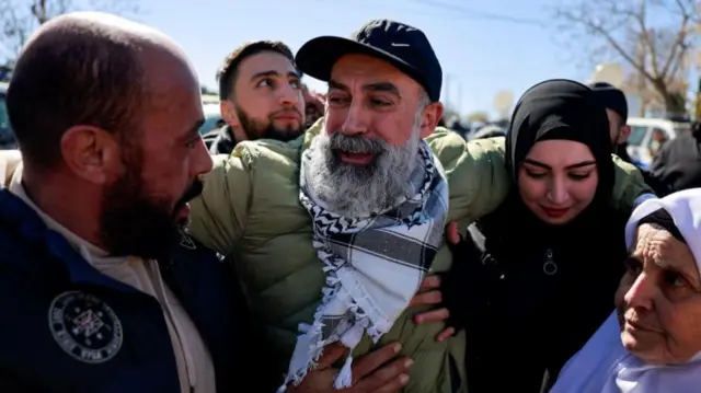 Prisoners have already been released in the West Bank