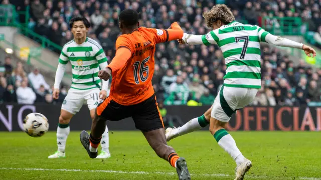 Jota scores for Celtic against Dundee United