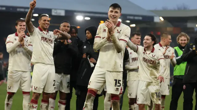 Sheffield United celebrate