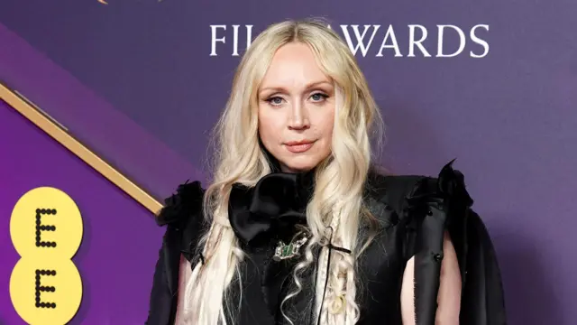 Gwendoline Christie attending the 78th British Academy Film Awards, at the Royal Festival Hall, Southbank Centre, London