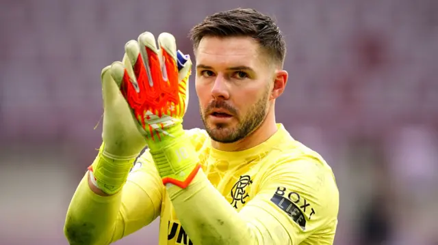 Rangers goalkeeper Jack Butland