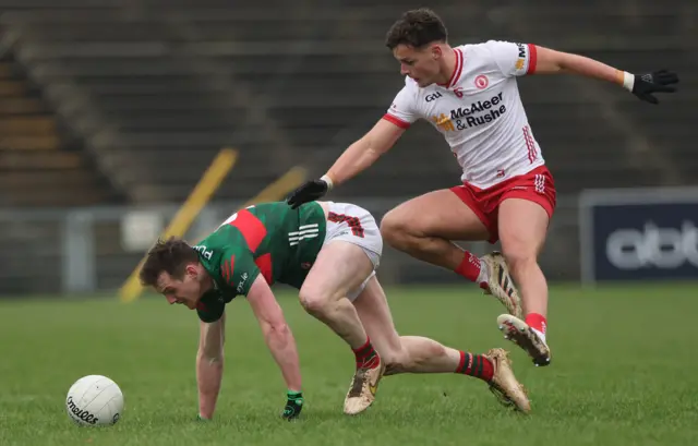 Matthew Ruane and Tyrone's Michael McKernan