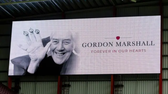 A picture of former Hearts goalkeeper Gordon Marshall