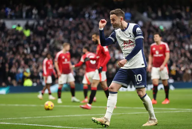 James Maddison celebrates