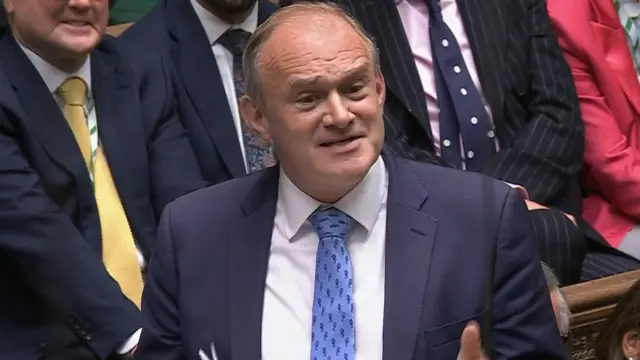 Ed Davey speaking in the Commons