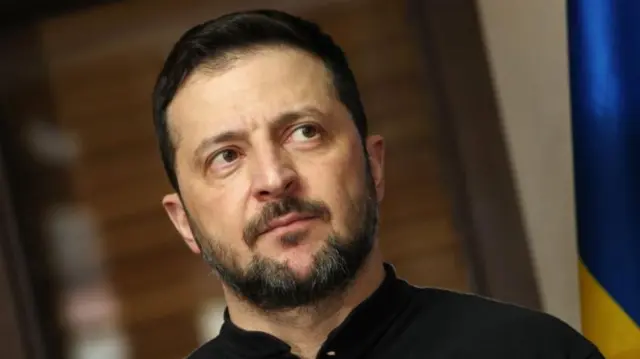 Ukrainian President Volodymyr Zelensky. Photo: 15 February 2025