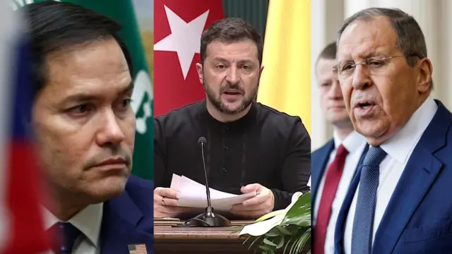 Rubio, Zelensky, Erdogan