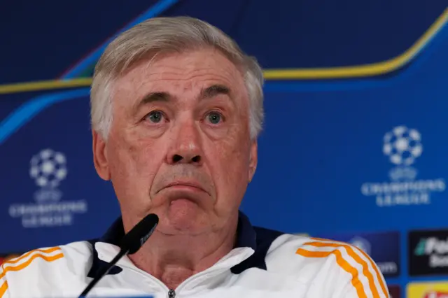 Real Madrid's head coach Carlo Ancelotti