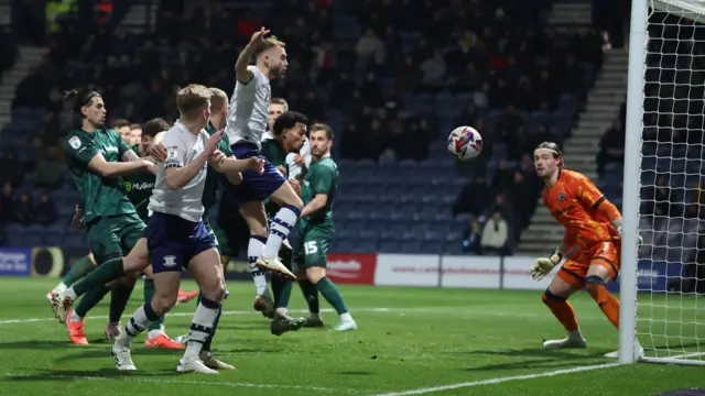 Preston v Millwall match action