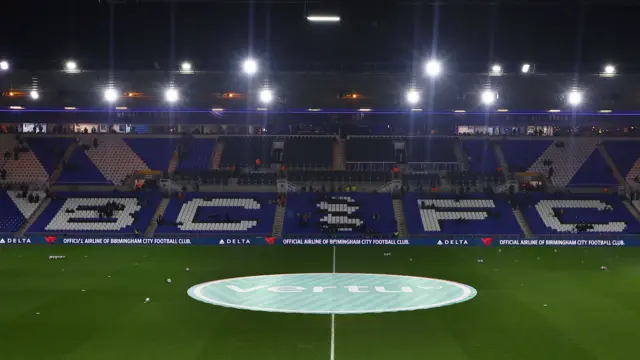 St Andrew's stadium before kick-off