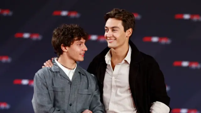 Andrea Kimi Antonelli and George Russell