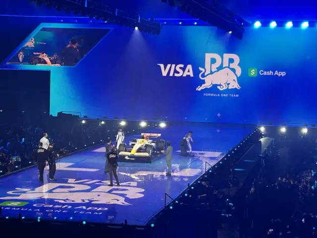 Racing Bulls launch car at O2 Arena