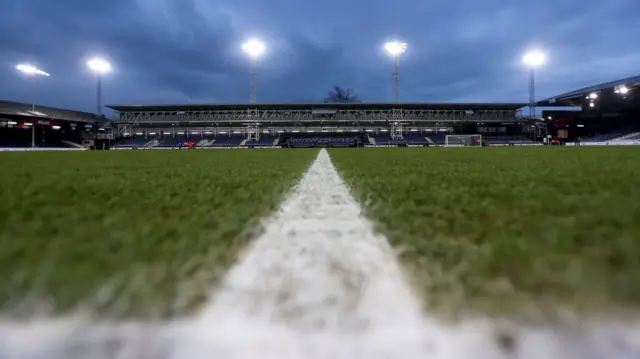 Luton Town's Kenilworth Road stadium before kick-off against Plymouth Argyle on 19 February