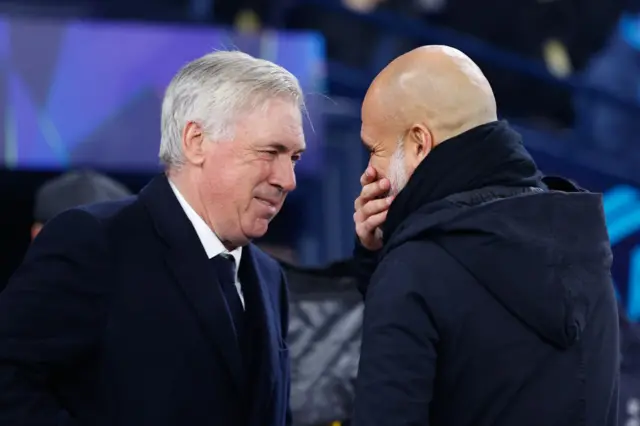 Carlo Ancelotti and Pep Guardiola