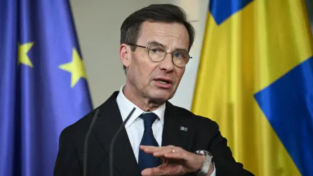 Sweden's prime minister, Ulf Kristersson