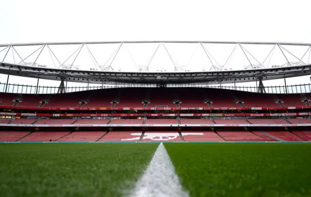 A general view of the Emirates Stadium