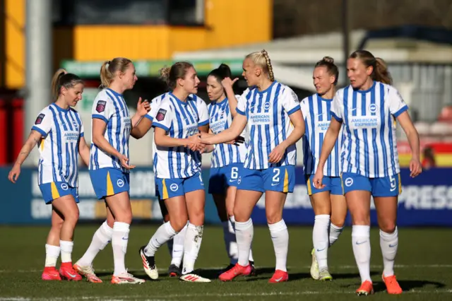 Brighton celebrate