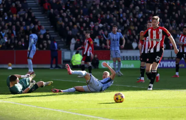 Richarlison of Tottenham Hotspur looks on