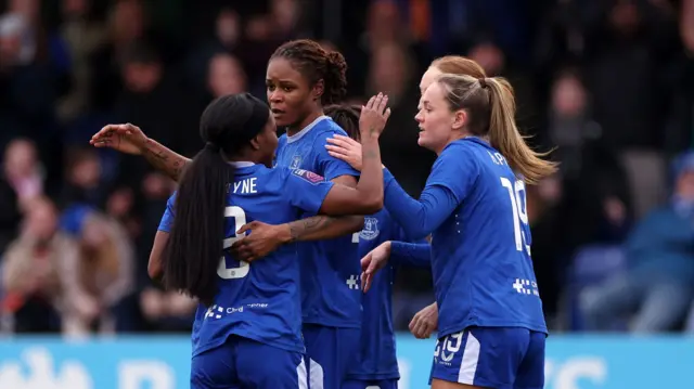 Everton celebrate
