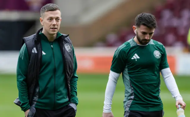 Celtic's Callum McGregor and Greg Taylor