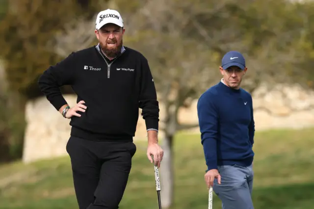 Shane Lowry and Rory McIlroy