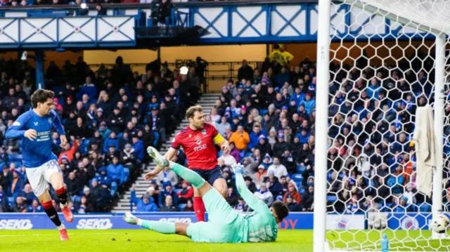 Ianis Hagi scores for Rangers against Ross County