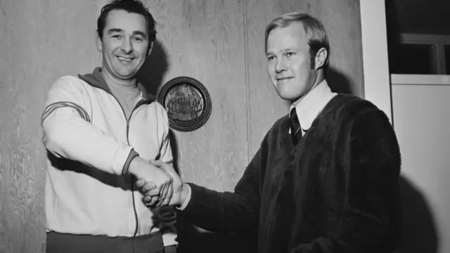 Tony Greig and Brian Clough