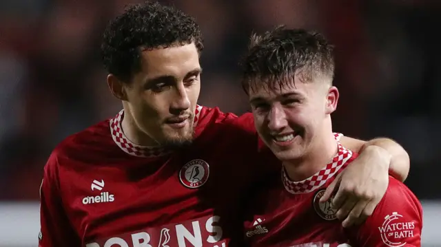 Bristol City celebrate