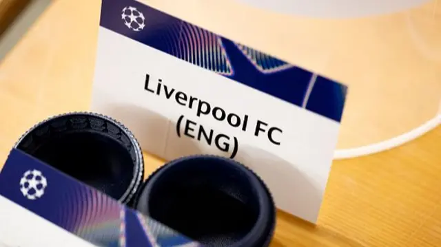 A detailed view of the card of Liverpool