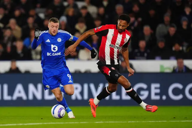 Jamie Vardy and Ethan Pinnock