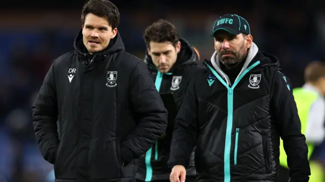 Danny Rohl and Sheffield Wednesday coaching staff