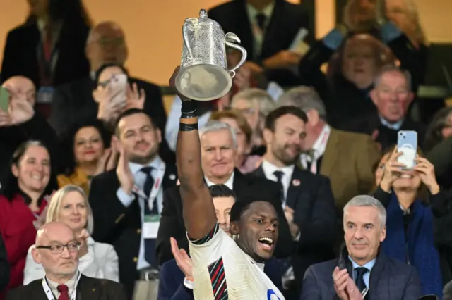 Maro Itoje lifts Calcutta Cup