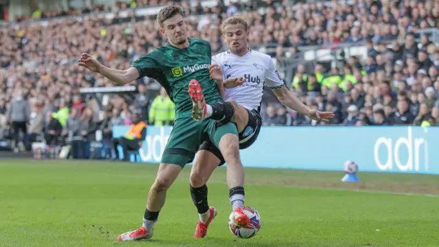 Derby v Millwall match action