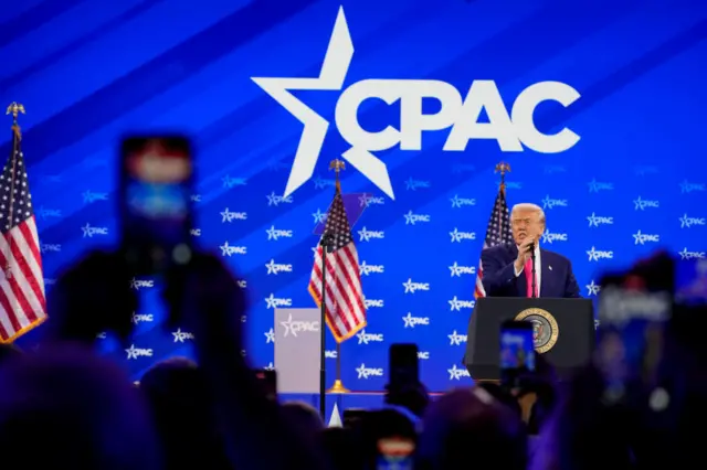 Trump speaks at CPAC