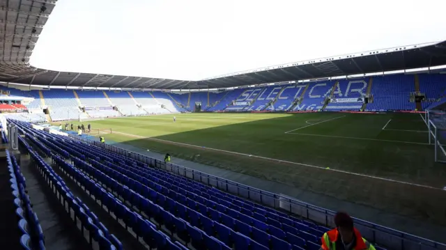 Reading's Select Car Leasing Stadium before kick-off against Birmingham City