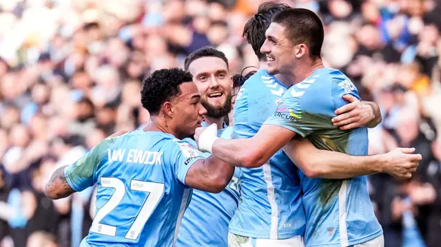 Coventry celebrate scoring