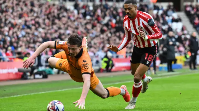 Sunderland v Hull match action