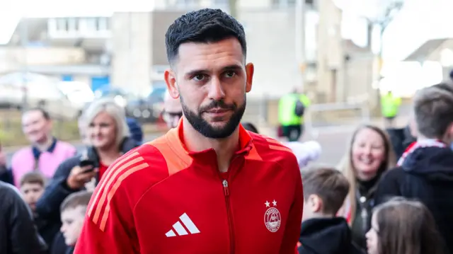 Aberdeen goalkeeper Dimitar Mitov