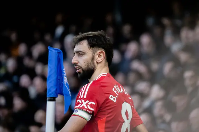 Bruno Fernandes of Manchester United in action