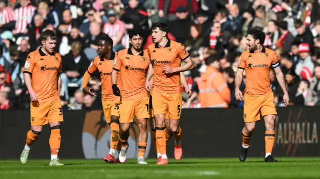 Hull celebrate goal