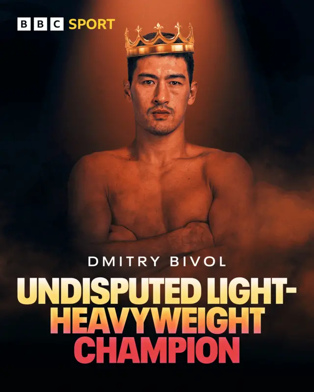 Winner graphic for Dmitry Bivol