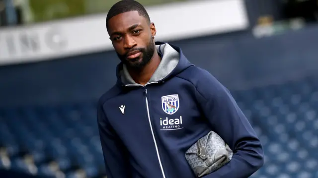 Semi Ajayi arrives at The Hawthorns