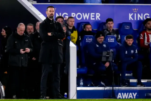 Leicester manager Ruud van Nistelrooy