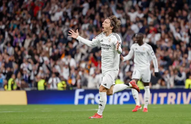 Real Madrid midfielder Luka Modric