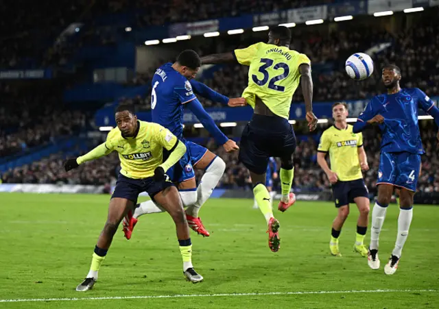 Levi Colwill of Chelsea scores