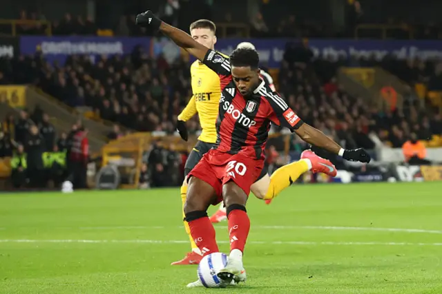 Ryan Sessegnon of Fulham scores